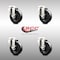 Service Caster 4 Inch 316SS Hard Rubber Wheel Swivel Bolt Hole Caster Set SCC-SS316BH20S414-HRS-4 - alternate 4
